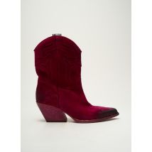 ELENA IACHI - Bottines/Boots rose en cuir - Femme - Taille 37 - Modz