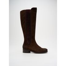 PIRANHA - Bottes marron en cuir - Femme - Taille 36 - Modz