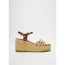 SANTAFE - Sandales/Nu pieds marron en cuir - Femme - Taille 40 - Modz