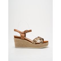 EMILIE KARSTON - Espadrilles marron en cuir - Femme - Taille 41 - Modz