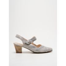 ARTIKA SOFT - Sandales/Nu pieds argent en cuir - Femme - Taille 36 - Modz