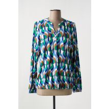 MICHA - Blouse bleu en viscose - Femme - Taille 38 - Modz