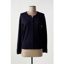 MICHA - Gilet manches longues bleu en viscose - Femme - Taille 34 - Modz