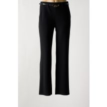 RENATTO BENE - Pantalon droit noir en polyester - Femme - Taille 38 - Modz