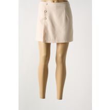 GRACIELA - Jupe short beige en polyester - Femme - Taille 36 - Modz