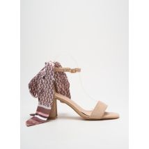 ERYNN - Sandales/Nu pieds beige en textile - Femme - Taille 40 - Modz