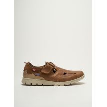 ON FOOT - Sandales/Nu pieds marron en cuir - Homme - Taille 44 - Modz