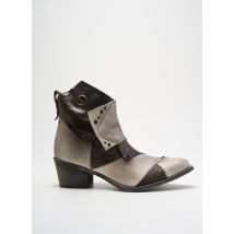 CASTA - Bottines/Boots gris en cuir - Femme - Taille 40 - Modz