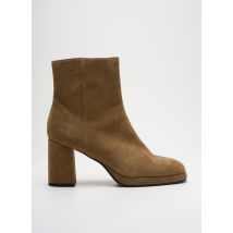 MAM'ZELLE - Bottines/Boots marron en cuir - Femme - Taille 40 - Modz
