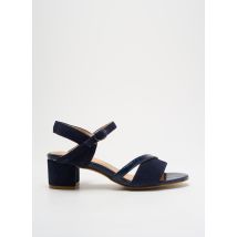 REBELLES - Sandales/Nu pieds bleu en cuir - Femme - Taille 36 - Modz