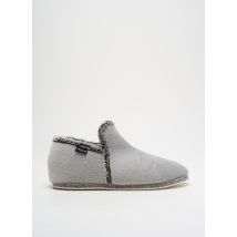 FARGEOT - Chaussons/Pantoufles gris en textile - Femme - Taille 36 - Modz