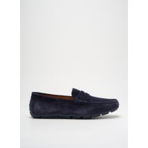 MARCO VISCONTI - Mocassins bleu en cuir - Homme - Taille 42 - Modz