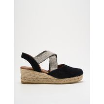 LA MAISON DE L'ESPADRILLE - Espadrilles noir en cuir - Femme - Taille 35 - Modz