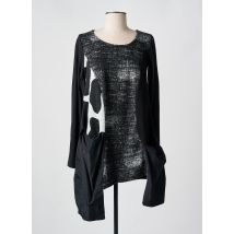 URBAN BY ALEMBIKA - Tunique manches longues noir en viscose - Femme - Taille 42 - Modz