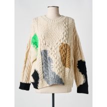 TRICOT CHIC - Pull beige en coton - Femme - Taille 38 - Modz