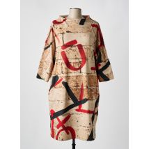 OZAI N KU - Robe mi-longue beige en polyester - Femme - Taille 38 - Modz
