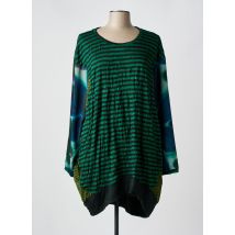 ALEMBIKA - Robe courte vert en viscose - Femme - Taille 46 - Modz