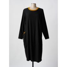 SOPHIA CURVY - Robe mi-longue noir en polyester - Femme - Taille 44 - Modz