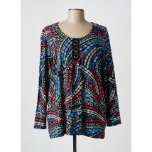 CHALOU - T-shirt bleu en viscose - Femme - Taille 44 - Modz