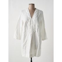 WHITE STUFF - Tunique manches longues blanc en coton - Femme - Taille 38 - Modz