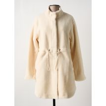 LAURE + MAX - Manteau long beige en polyester - Femme - Taille 40 - Modz