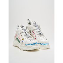 BUFFALO - Baskets blanc en autre matiere - Femme - Taille 40 - Modz