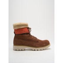 CAT - Bottines/Boots marron en cuir - Femme - Taille 41 - Modz