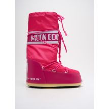 MOON BOOT - Bottes rose en textile - Femme - Taille 42 - Modz