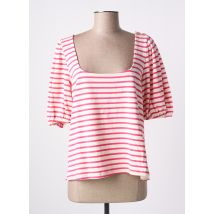 GRACE & MILA - T-shirt rose en coton - Femme - Taille 36 - Modz