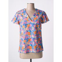 C'EST BEAU LA VIE - T-shirt bleu en coton - Femme - Taille 34 - Modz