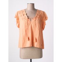 PEPE JEANS - Blouse orange en coton - Femme - Taille 34 - Modz