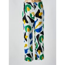 LES TROPEZIENNES PAR M.BELARBI - Pantalon large blanc en viscose - Femme - Taille 36 - Modz