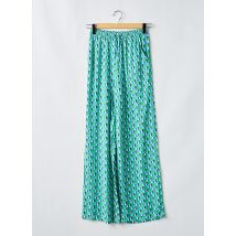 C'EST BEAU LA VIE - Pantalon large vert en viscose - Femme - Taille 34 - Modz