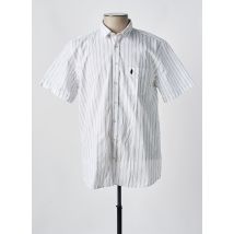 MCS - Chemise manches courtes blanc en coton - Homme - Taille 3XL - Modz