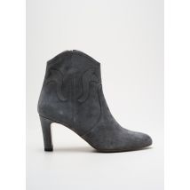 LES:VENUES - Bottines/Boots gris en cuir - Femme - Taille 40 - Modz