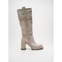 A.S.98 - Bottes beige en cuir - Femme - Taille 38 - Modz