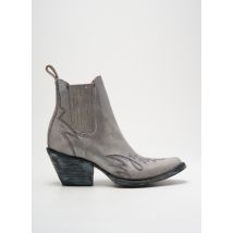 MEXICANA - Bottines/Boots argent en cuir - Femme - Taille 35 - Modz