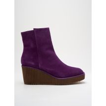 PONS QUINTANA - Bottines/Boots violet en cuir - Femme - Taille 40 - Modz