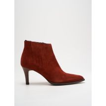 MURATTI - Bottines/Boots orange en cuir - Femme - Taille TU - Modz
