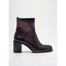 METAL JEAN'S - Bottines/Boots violet en cuir - Femme - Taille 38 - Modz