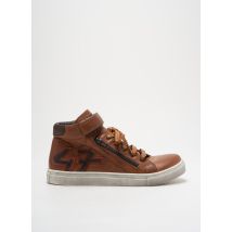 LITTLE MARY - Baskets marron en cuir - Garçon - Taille 37 - Modz