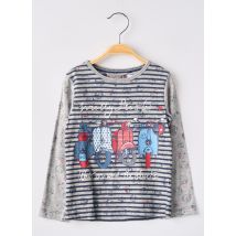 BOBOLI - T-shirt bleu en coton - Fille - Taille TU - Modz