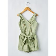 G66 - Combishort vert en viscose - Fille - Taille TU - Modz