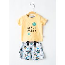 BABY BOL - Ensemble short orange en coton - Garçon - Taille TU - Modz