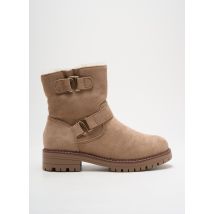 DOREMI - Bottines/Boots beige en textile - Fille - Taille 21 - Modz