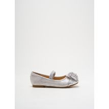 DOREMI - Ballerines argent en textile - Fille - Taille 25 - Modz