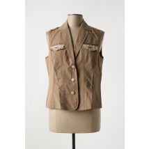 RABE - Veste casual marron en coton - Femme - Taille 42 - Modz