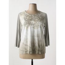 RABE - T-shirt gris en viscose - Femme - Taille 48 - Modz