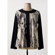 GALMALLA - T-shirt noir en viscose - Femme - Taille 48 - Modz