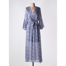 LES PETITES FLEURS - Robe longue bleu en polyester - Femme - Taille 36 - Modz